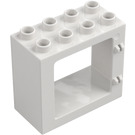 Duplo Vit Dörr Karm 2 x 4 x 3 med platt fälg (61649)