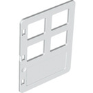 Duplo White Door with Same Sized Panes (89849)