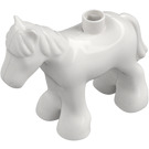 Duplo White Foal with Large Red Spots (75723)