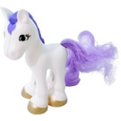 Duplo Bianco Foal con Mane e Capelli/Viola (57889)