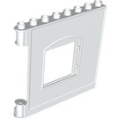 Duplo Vit Panel 1 x 8 x 6 med Fönster - Höger (53916)