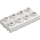 Duplo Bílá Deska 2 x 4 (4538 / 40666)