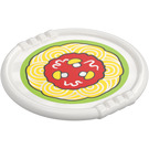 Duplo White Plate with Food / Mushrooms (27372 / 104378)