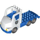 Duplo Hvit Politi Truck Seng (87702)