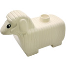 Duplo Weiß Sheep mit Kurze Beine