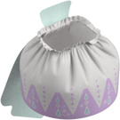 Duplo White Skirt with Purple and Blue (106788)