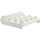 Duplo White Wheel House Roof (2200)