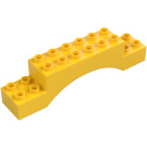 Duplo Żółty Łuk Cegła 2 x 10 x 2 (51704)