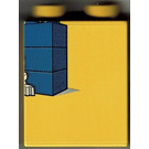 Duplo Amarillo Ladrillo 1 x 2 x 2 con Bricktober Week 2 sin tubo inferior (4066)