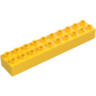 Duplo Yellow Brick 2 x 10 (2291)