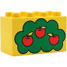 Duplo Yellow Brick 2 x 4 x 2 with Apple Tree (31111 / 82888)