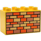 Duplo Geel Steen 2 x 4 x 2 met Bricks (31111)