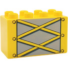 Duplo Jaune Brique 2 x 4 x 2 avec Girders (31111 / 60826)