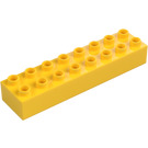 Duplo Geel Steen 2 x 8 (4199)