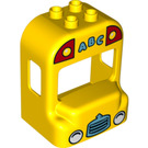 Duplo Yellow Bus Front 4 x 4 x 3 (19804 / 20854)