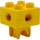 Duplo Yellow Clutch Brick with Thread (74957 / 87249)