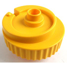 Duplo Yellow Counterweight with Notched Rim (44715)