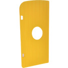 Duplo Gelb Tür 1 x 4 x 5 mit Bullauge und Vertikale Grooves