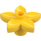 Duplo Yellow Flower with 5 Angular Petals (6510 / 52639)