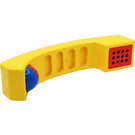 Duplo Geel human-Maat ear/mouth piece for telephone zonder cable