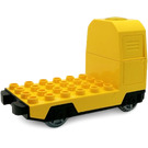 Duplo Yellow Locomotive Base Engine 4 x 8 x 5 (54741 / 99844)