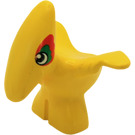Duplo Yellow Pteranodon Baby with Green and Orange Eyes