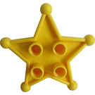 Duplo Yellow Sheriff Star (31167)