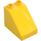 Duplo Gelb Schrägstein 1 x 3 x 2 (63871 / 64153)