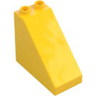 Duplo Żółty Nachylenie 2 x 4 x 3 (45°) (49570)