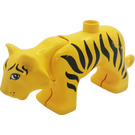 Duplo Yellow Tiger with Movable Head (74657)