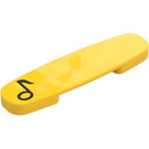 Duplo Yellow Track Connector with Music Note (35962 / 38509)