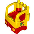 Duplo Geel Truck Cab met Octan logo (48124)