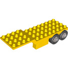 Duplo Yellow Truck Trailer 4 x 13 x 2 (47411 / 89861)