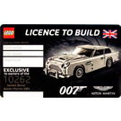 LEGO 007 Licence to Build Card (5005665)