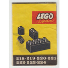 LEGO 1 x 1 Bricks Pack 222 Instrukce