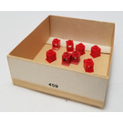 LEGO 1 x 1 x 1 Venster, Rood Of Wit 459