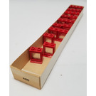 LEGO 1 x 2 x 2 Venster, Rood Of Wit 456-2