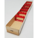 LEGO 1 x 4 x 2 Venster, Rood Of Wit 454-2