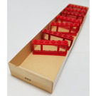LEGO 1 x 6 x 2 Venster, Rood Of Wit 452-2