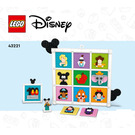 LEGO 100 Years of Disney Animation Icons Set 43221 Instructions