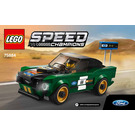 LEGO 1968 Ford Mustang Fastback Set 75884 Instructions