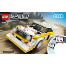 LEGO 1985 Audi Sport quattro S1 Set 76897 Instructions