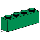LEGO 1x4 Dark Green Bricks 3471