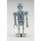 LEGO 2-1B Lékařský Droid s Medium Stone Šedá Nohy Minifigurka