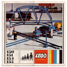 LEGO 2 Cross Rails, 8 Straight Tracks, 4 Base Plates Set 155 Instructions