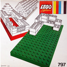 LEGO 2 Large Baseplates, Grey/White Set 797