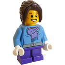 LEGO 2012 Holiday Set Girl with Scarf Minifigure