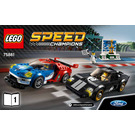 LEGO 2016 Ford GT & 1966 Ford GT40 75881 Ohjeet