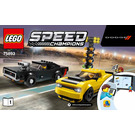 LEGO 2018 Dodge Challenger SRT Demon and 1970 Dodge Charger R/T 75893 Instructies