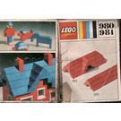 LEGO 23 sloping bricks, including roof peak bricks Czerwony 980-1